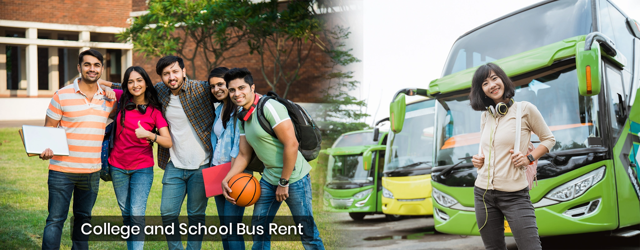 Bus Rent for College and School in tirverkadu 