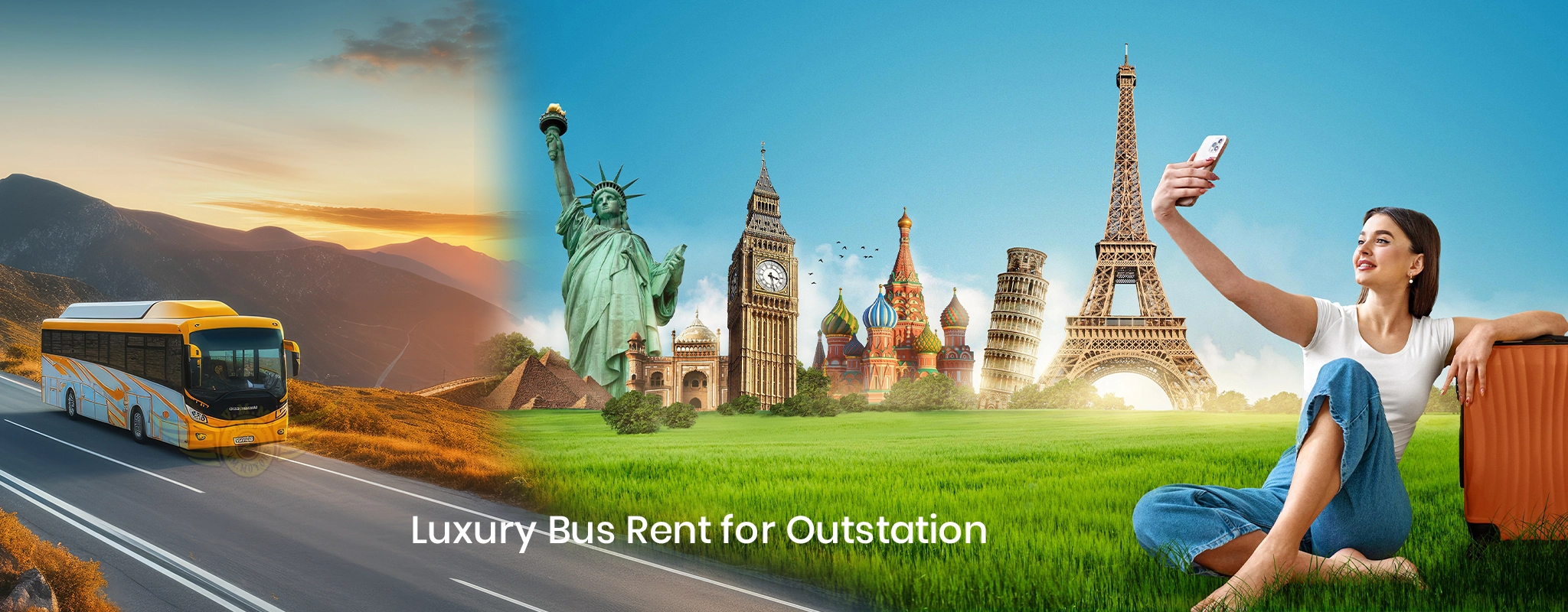 Luxury Bus Rent for Outstation in tirverkadu